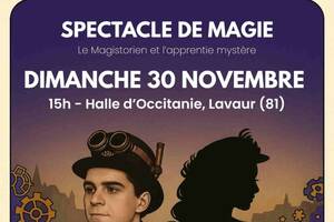 Spectacle de magie : Le Magistorien et l’Apprentie Mystère
