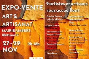 Exposition-vente Art et Artisanat