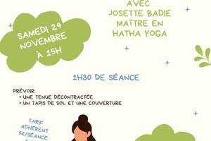 Invitation au yoga avec Josette Badie