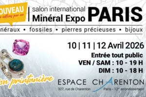 photo Salon Minéral Expo Paris - 10 | 11 | 12 Avril 2026 - Espace Charenton 75012 Paris
