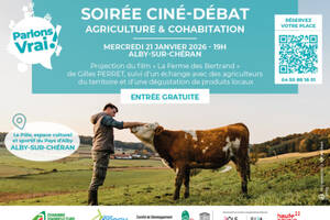 photo Ciné-débat agriculture & cohabitation à Alby-sur-Chéran