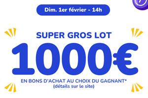 photo Loto St Siffret : 1000 € en bons d'achat au choix du gagnant