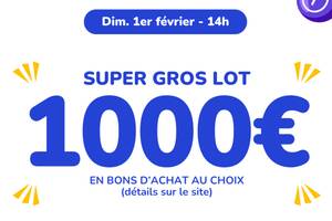 photo Loto St Siffret : 1000 € en bons d'achat au choix du gagnant