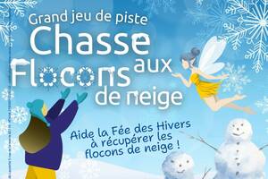photo Jeu de piste : chasse aux flocons de neige
