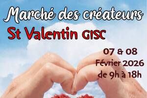 Marché des créateurs de la St Valentin. Gisc