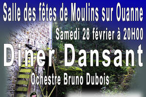 photo Dîner dansant à Moulins sur Ouanne le 28 février 2026 à 20H00