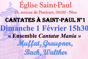 photo Concert de l’ensemble instrumental et vocal « Cantatae Mania »