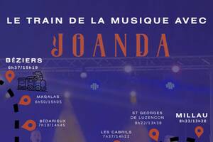 Le train de la musique avec Joanda
