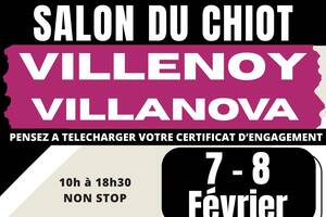 Salon du chiot VILLENOY (77) 7 & 8 Février