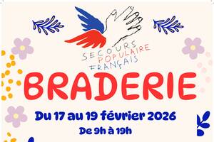 photo BRADERIE PRINTEMPS ETE SECOURS POPULAIRE