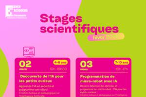 photo Stages Scientifiques pour enfants