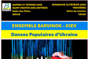 photo Spectacle de danse populaire d'Ukraine par la troupe BARVINOK - KIEV