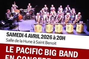 CONCERT DU PACIFIC BIG BAND AVEC ADRIEN DUPRE ET MAXIME PLISSON