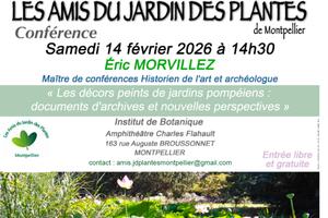 photo Conférence « Les décors peints de jardins pompéiens : documents d'archives et nouvelles perspectives »