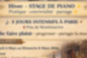 photo Hiver à Paris, stage de piano, 3 jours intensifs