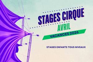 Stage cirque enfants - Avril 2026