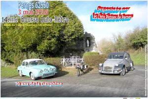 14ème Bourse Auto-Rétro 3 mai 2026 à Pernes (62550)