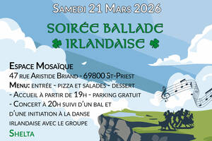 Soirée Ballade irlandaise