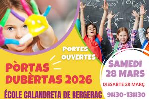 photo Portes Ouvertes Ecole Calandreta Bel Solelh