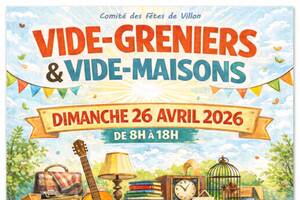 Vide-greniers et vide-maisons de Villon