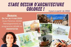 Stage dessin - Croquis d'Architecture colorés