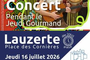 Concert du groupe Calza lors du Jeudi Gourmand