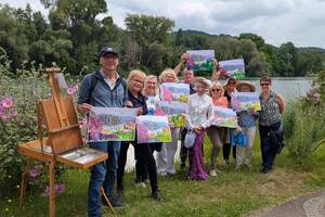 Fête impressionniste costumée