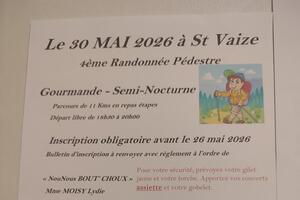 Randonnée gourmande semi nocturne