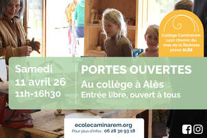 JOURNÉE PORTES OUVERTES ÉCOLE CAMINAREM ALÈS