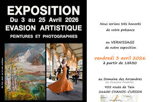 photo EXPOSITION Evasion artistique PEINTURES et PHOTOGRAPHIES
