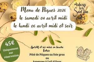 Menu de Pâques