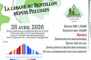 La cabane du Dentillon depuis Pelussin