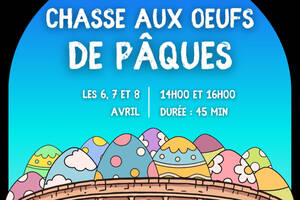 Chasse aux oeufs dans les Arènes