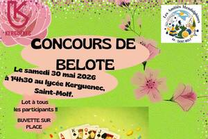 Concours Belote le 30/05/26