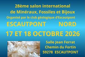 28ème salon international de Minéraux et fossiles