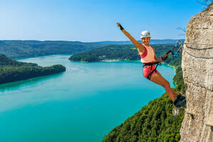 Via Ferrata au lac de Vouglans / Regardoir