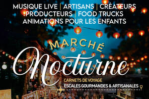 Marché nocturne - Carnets de voyage