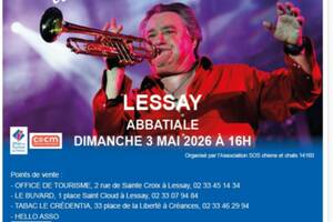 Jean-Claude Borelly et sa Trompette d'Or à l'Abbatiale de Lessay