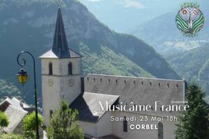 Concert Musicâme France à Corbel : Bach, Vivaldi, Mozart, Caccini, Cantemir, Saint-Saëns