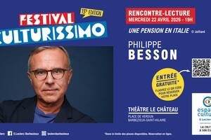 photo Festival Culturissimo - Rencontre-Lecture avec Philippe Besson