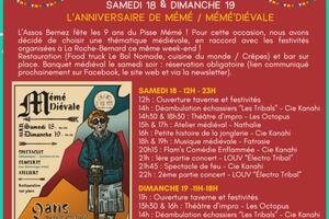 festival mémé diévale - anniversaire des 9 ans du pisse mémé