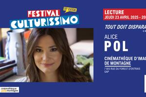 Festival Culturissimo - Lecture de Alice Pol