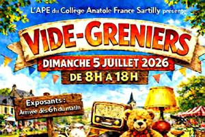 Vide-Greniers le dimanche 5 juillet 2026 Salle de l'Étoile à Sartilly