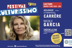 Festival Culturissimo - Lecture de Nicole Garcia