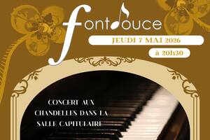Concert aux bougies à l'Abbaye de Fontdouce
