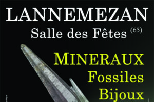 3e SALON MINERAUX FOSSILES BIJOUX de LANNEMEZAN (Hautes-Pyrénées)