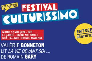 Festival Culturissimo - Lecture de Valérie Bonneton
