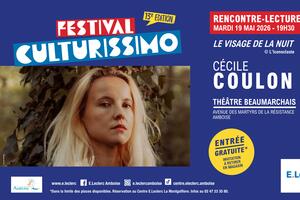 Festival Culturissimo - Rencontre-Lecture avec Cécile Coulon