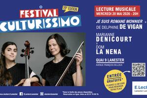 Festival Culturissimo - Lecture musicale par Marianne Denicourt et Dom La Nena
