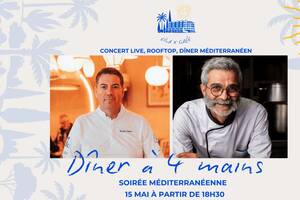 Soirée Méditerranéenne à La Rochelle 15 mai : Dîner à 4 mains avec les chefs Carlos Foito et Hervé Holderbaum